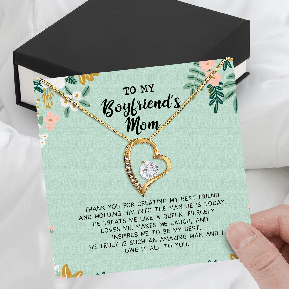 Boyfriend’s Mom Necklace: A Heartfelt Gift for the Woman Who Raised Him