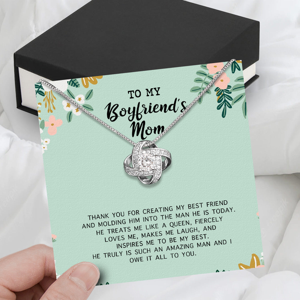 Boyfriend’s Mom Necklace: A Heartfelt Gift for the Woman Who Raised Him