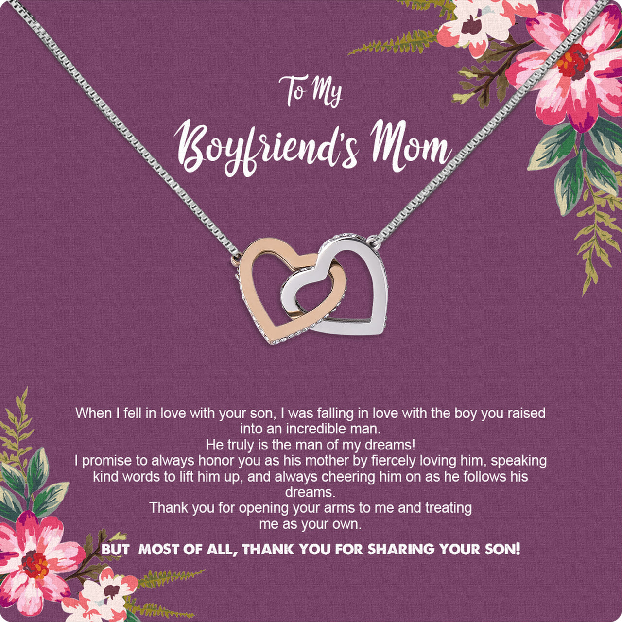 Boyfriend’s Mom Necklace: A Heartfelt Gift for the Woman Who Raised Him