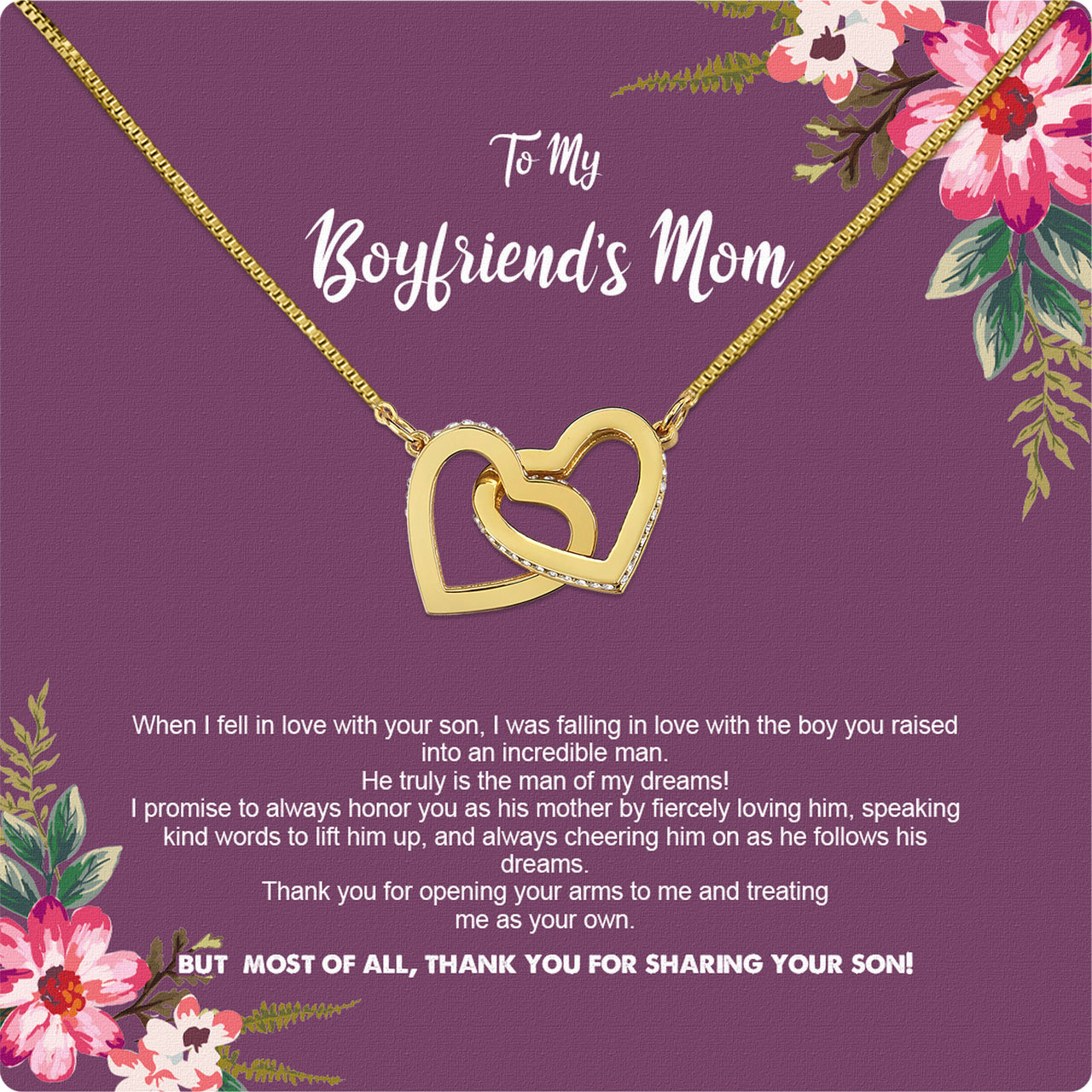 Boyfriend’s Mom Necklace: A Heartfelt Gift for the Woman Who Raised Him