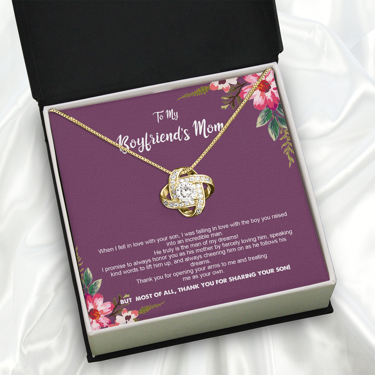 Boyfriend’s Mom Necklace: A Heartfelt Gift for the Woman Who Raised Him