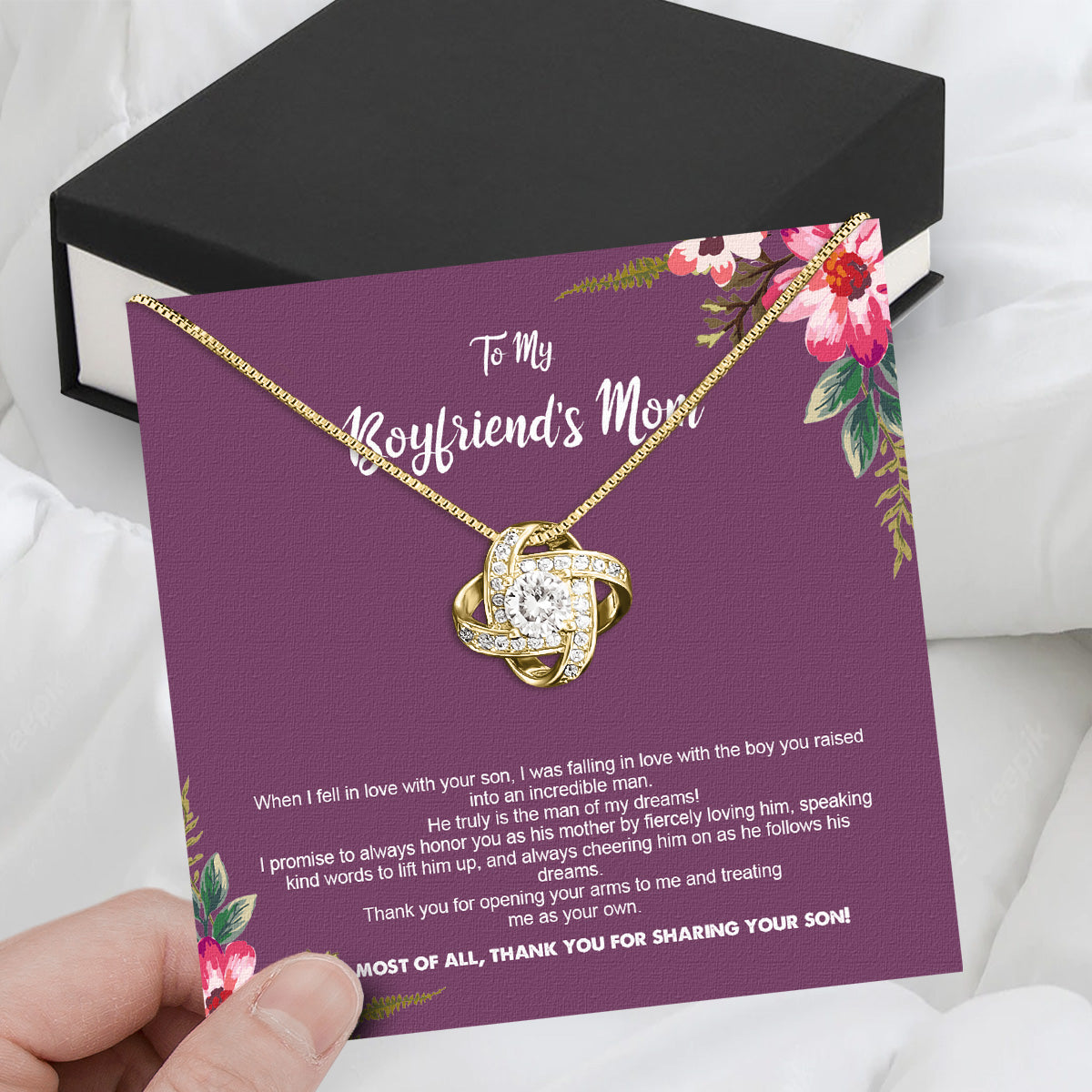 Boyfriend’s Mom Necklace: A Heartfelt Gift for the Woman Who Raised Him