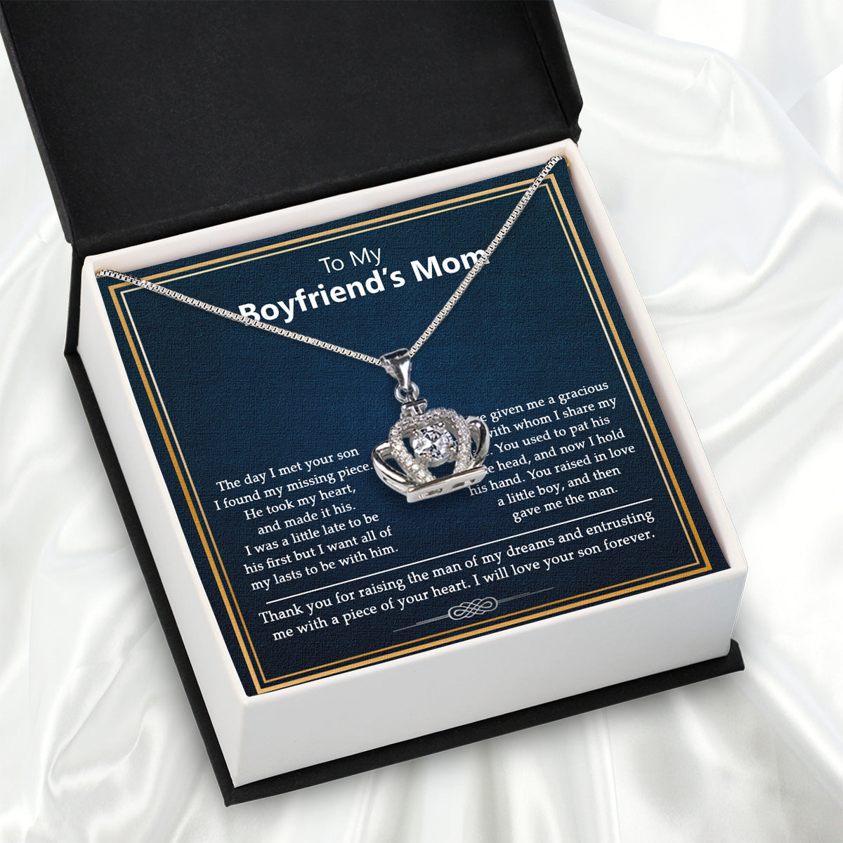 Boyfriend’s Mom Necklace: A Heartfelt Gift for the Woman Who Raised Him