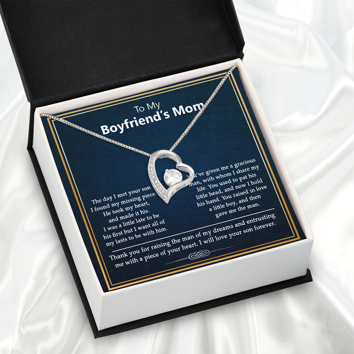 Boyfriend’s Mom Necklace: A Heartfelt Gift for the Woman Who Raised Him