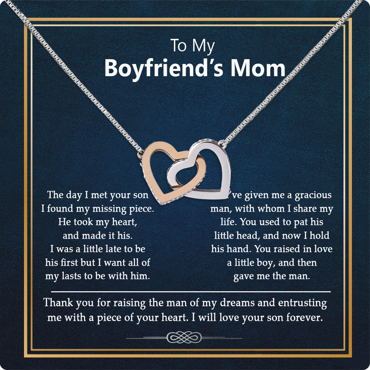 Boyfriend’s Mom Necklace: A Heartfelt Gift for the Woman Who Raised Him