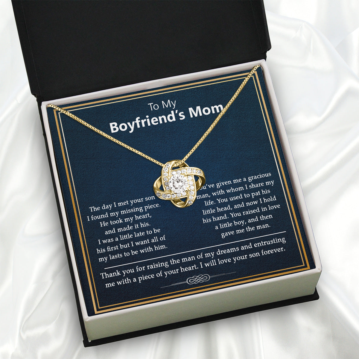 Boyfriend’s Mom Necklace: A Heartfelt Gift for the Woman Who Raised Him