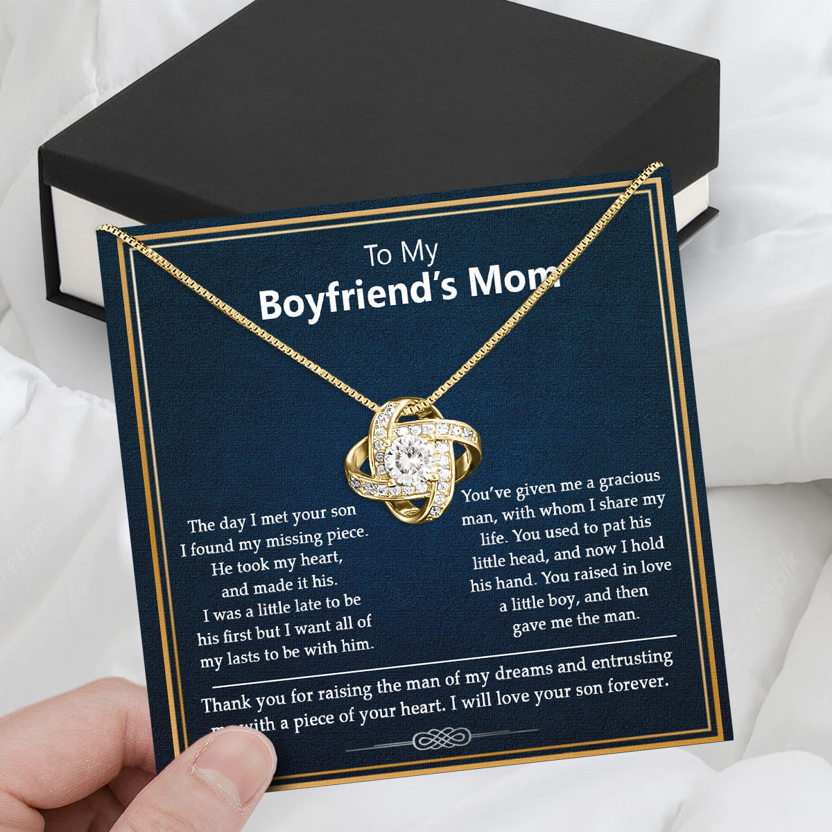 Boyfriend’s Mom Necklace: A Heartfelt Gift for the Woman Who Raised Him