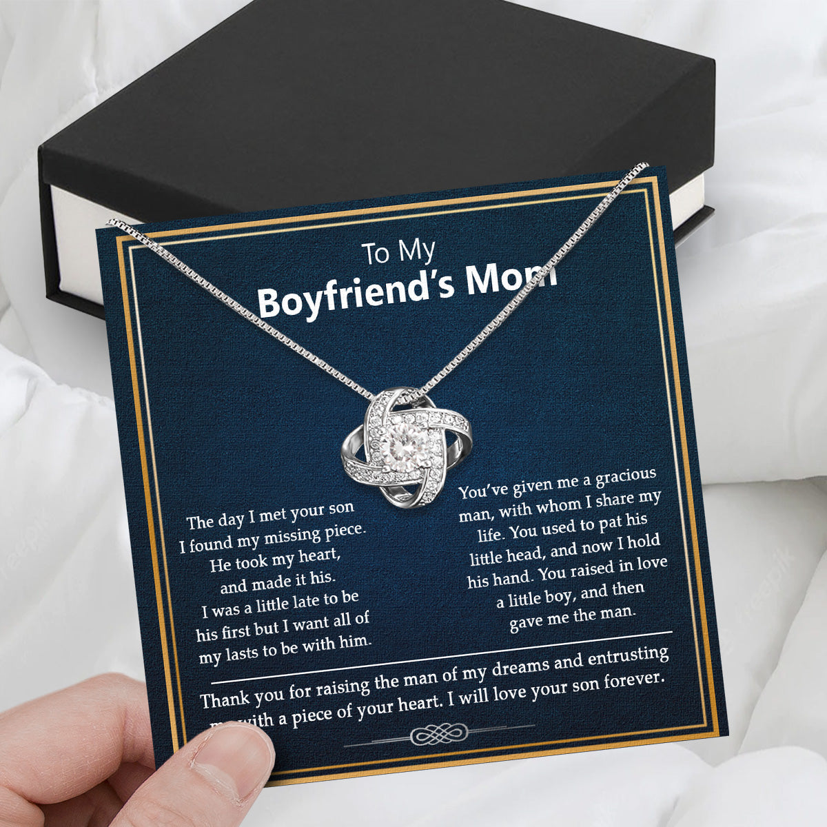 Boyfriend’s Mom Necklace: A Heartfelt Gift for the Woman Who Raised Him