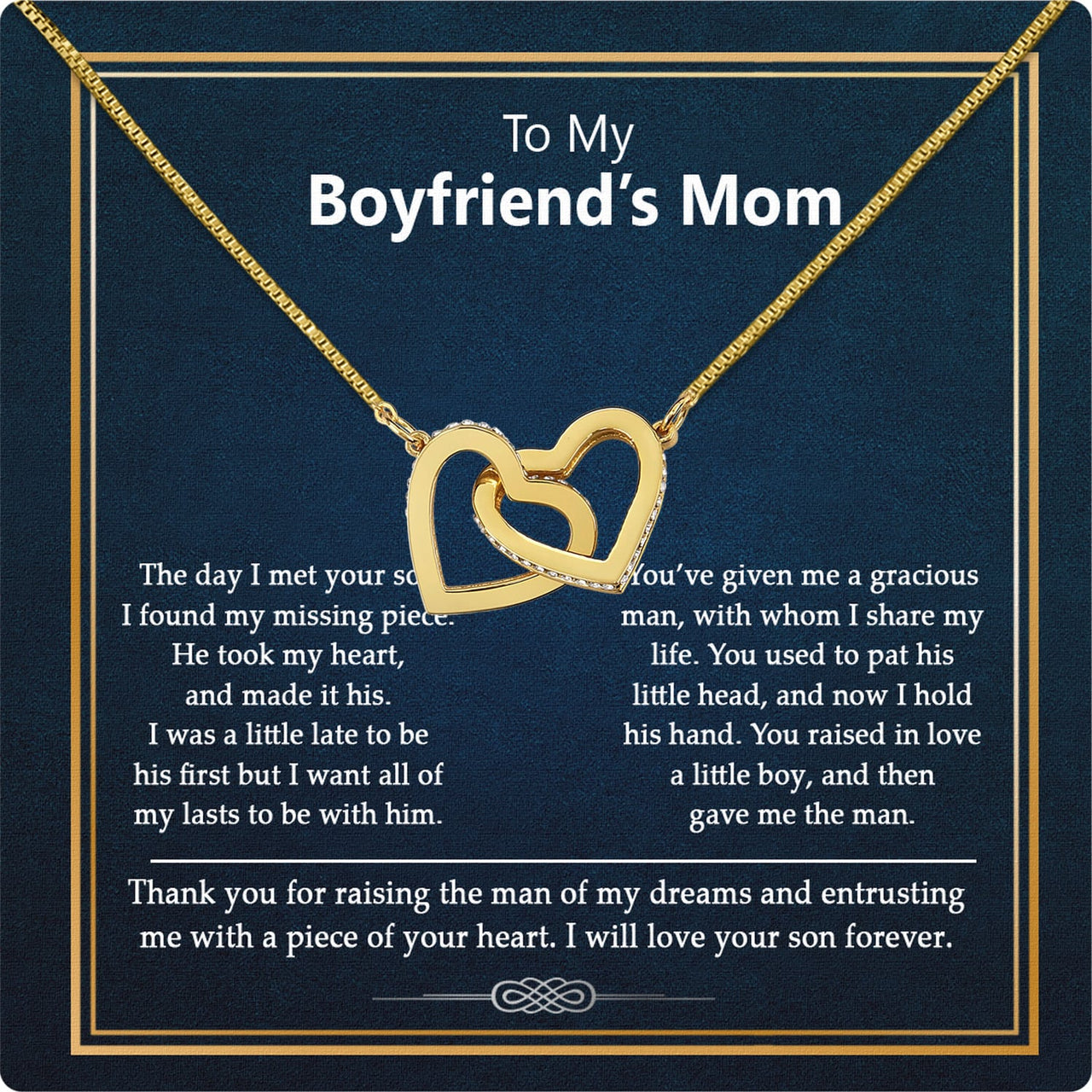 Boyfriend’s Mom Necklace: A Heartfelt Gift for the Woman Who Raised Him