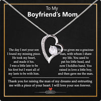 Thumbnail for Boyfriend's Mom Necklace: A Heartfelt Gift for the Woman Who Raised Him