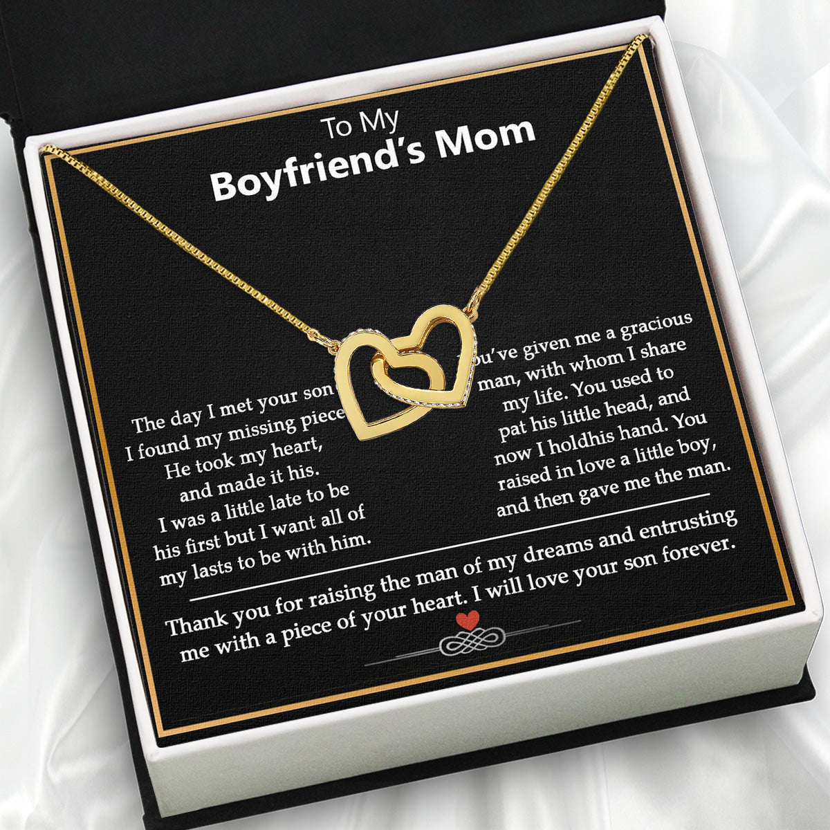 Boyfriend's Mom Necklace: A Heartfelt Gift for the Woman Who Raised Him