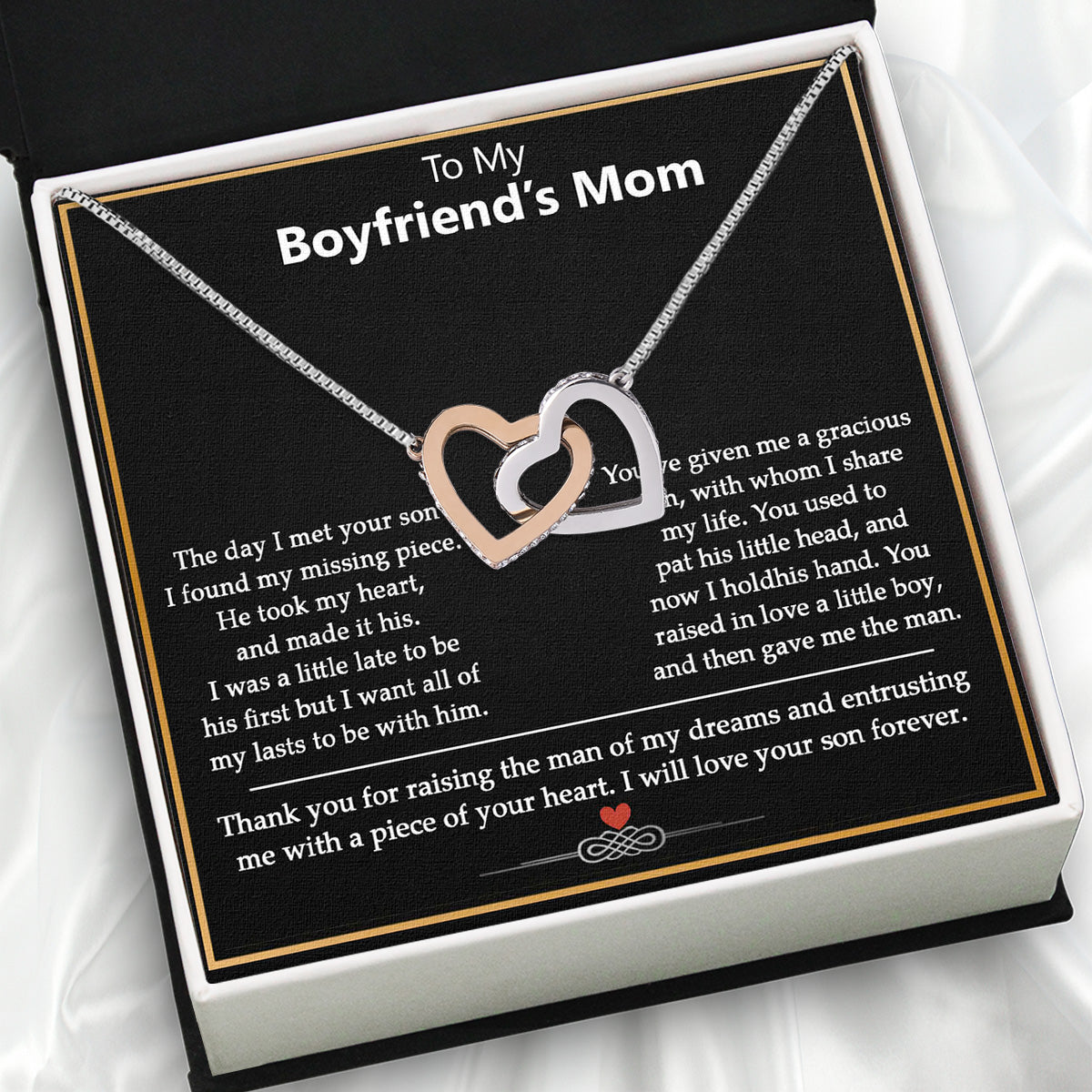 Boyfriend's Mom Necklace: A Heartfelt Gift for the Woman Who Raised Him