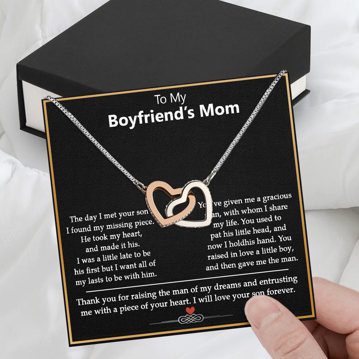 Boyfriend's Mom Necklace: A Heartfelt Gift for the Woman Who Raised Him