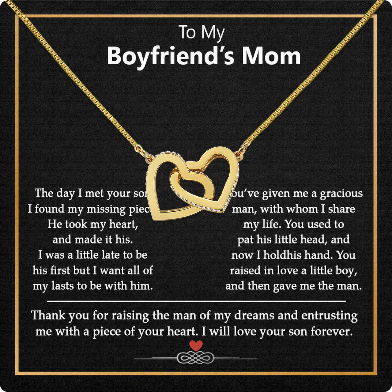 Boyfriend's Mom Necklace: A Heartfelt Gift for the Woman Who Raised Him