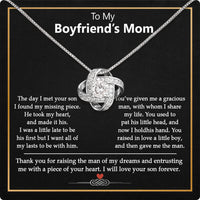 Thumbnail for Boyfriend's Mom Necklace: A Heartfelt Gift for the Woman Who Raised Him