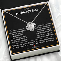 Thumbnail for Boyfriend's Mom Necklace: A Heartfelt Gift for the Woman Who Raised Him