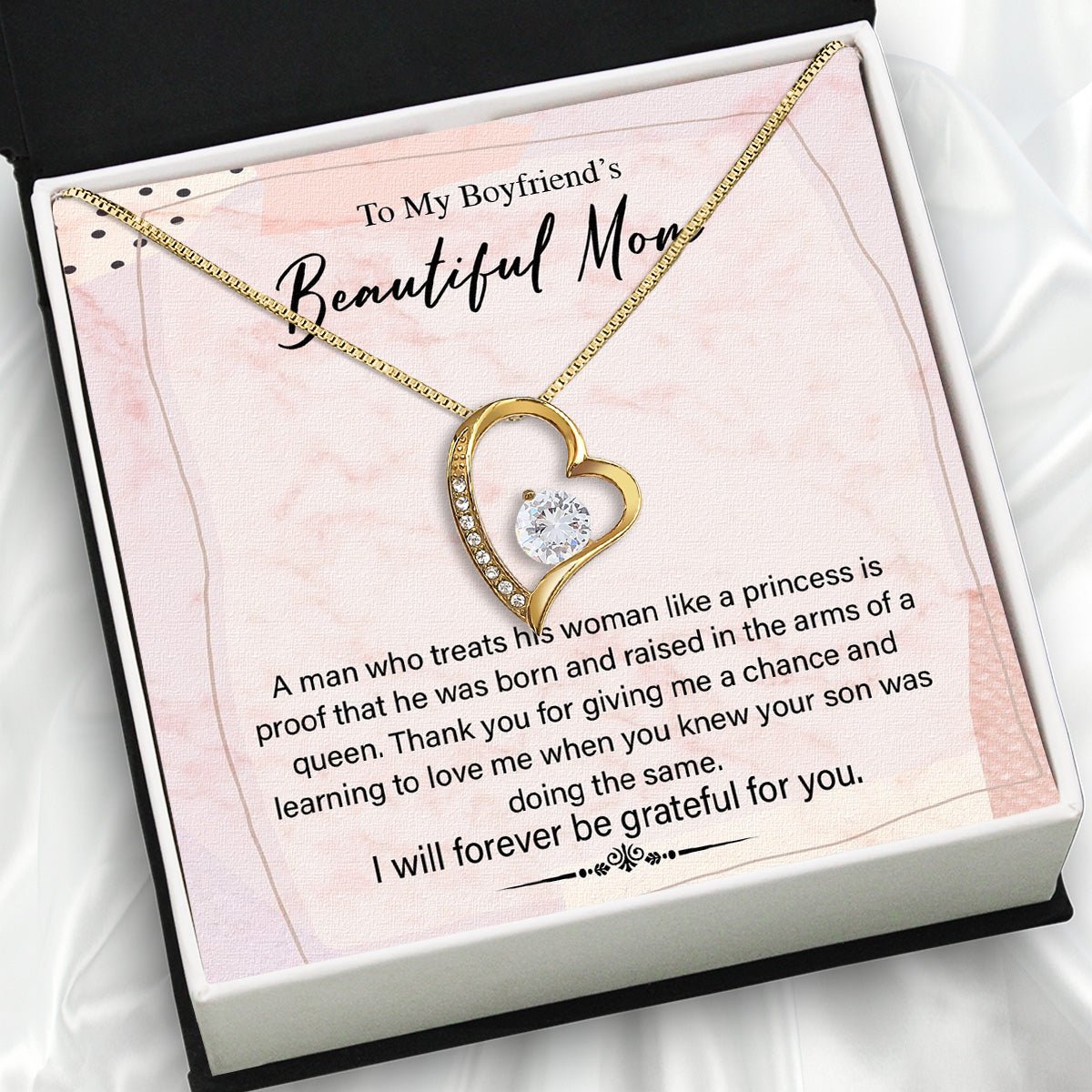 Boyfriend's Mom Necklace: A Heartfelt Gift for the Woman Who Raised Him