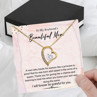 Thumbnail for Boyfriend's Mom Necklace: A Heartfelt Gift for the Woman Who Raised Him