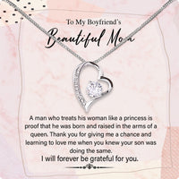 Thumbnail for Boyfriend's Mom Necklace: A Heartfelt Gift for the Woman Who Raised Him