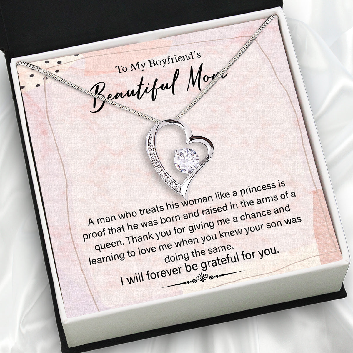 Boyfriend's Mom Necklace: A Heartfelt Gift for the Woman Who Raised Him