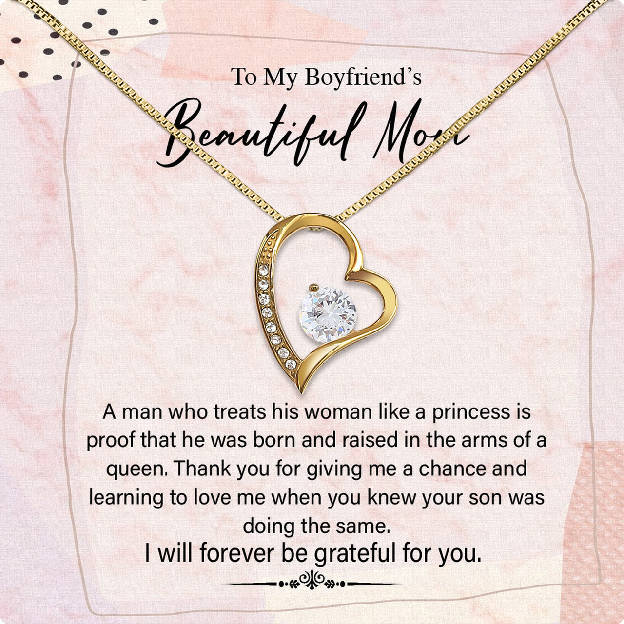 Boyfriend's Mom Necklace: A Heartfelt Gift for the Woman Who Raised Him