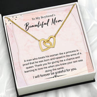 Thumbnail for Boyfriend's Mom Necklace: A Heartfelt Gift for the Woman Who Raised Him