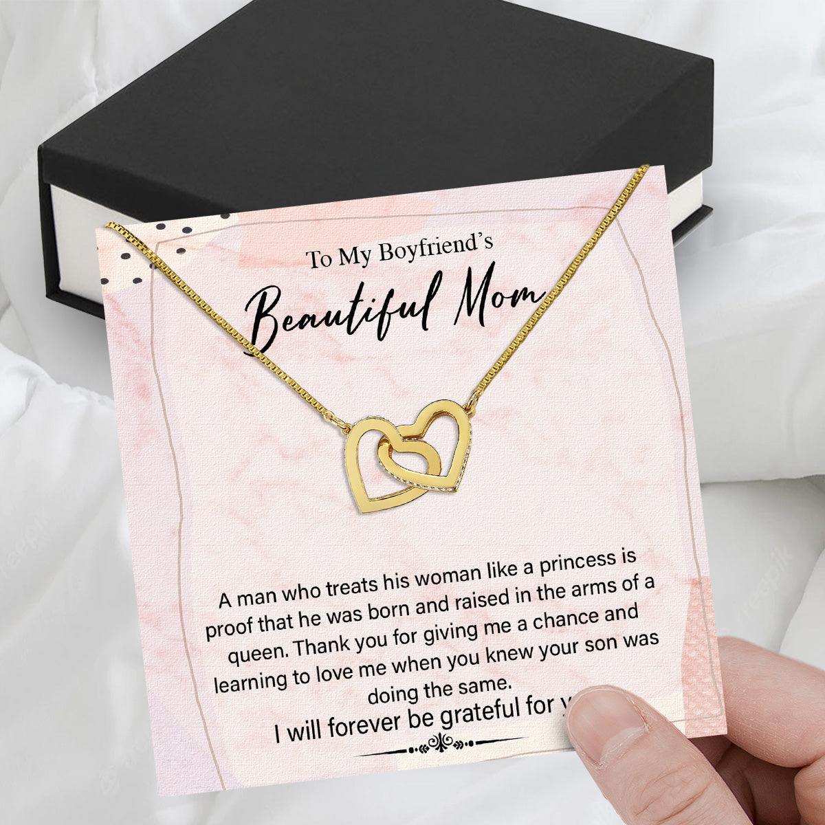 Boyfriend's Mom Necklace: A Heartfelt Gift for the Woman Who Raised Him