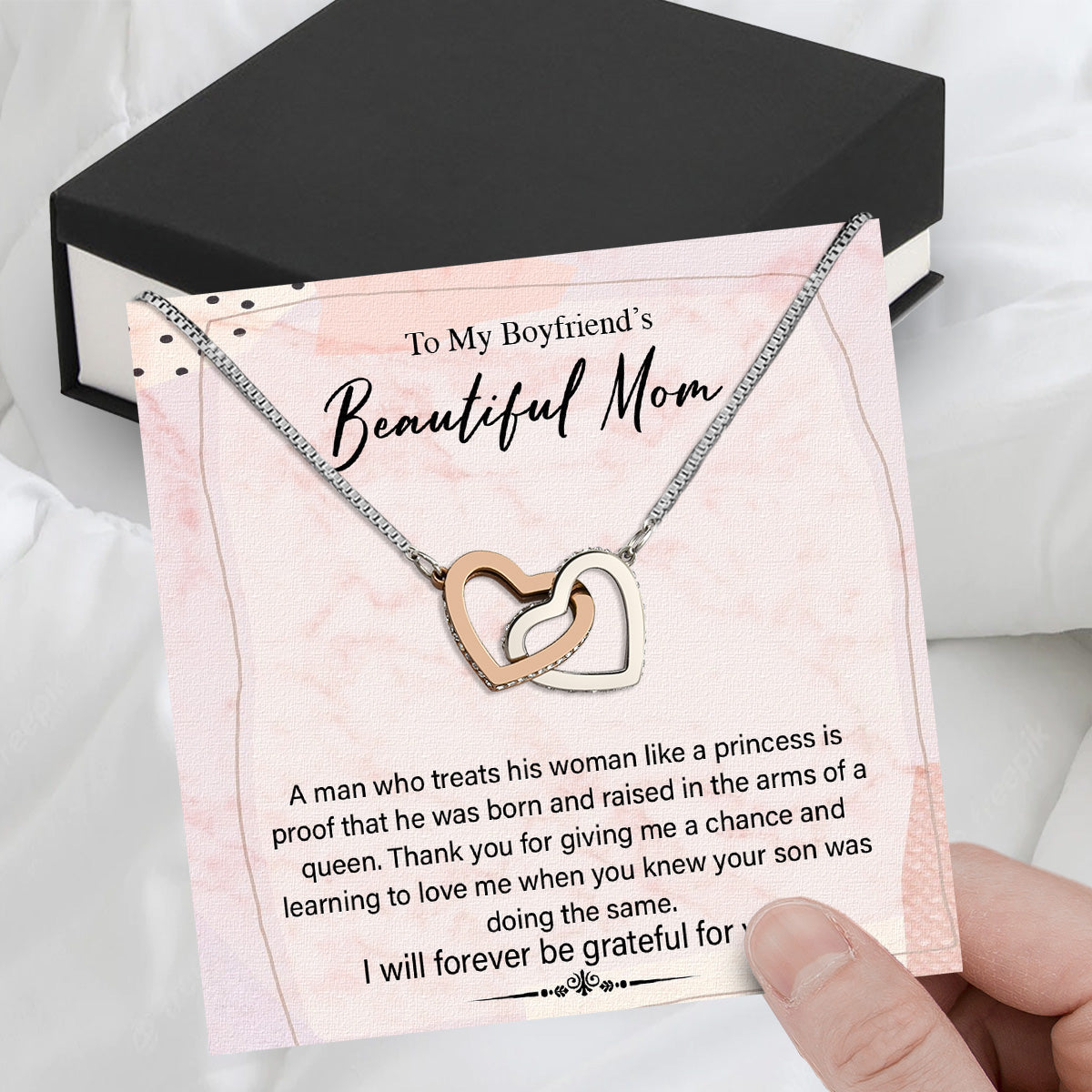 Boyfriend's Mom Necklace: A Heartfelt Gift for the Woman Who Raised Him