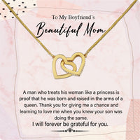 Thumbnail for Boyfriend's Mom Necklace: A Heartfelt Gift for the Woman Who Raised Him