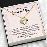 Thumbnail for Boyfriend's Mom Necklace: A Heartfelt Gift for the Woman Who Raised Him