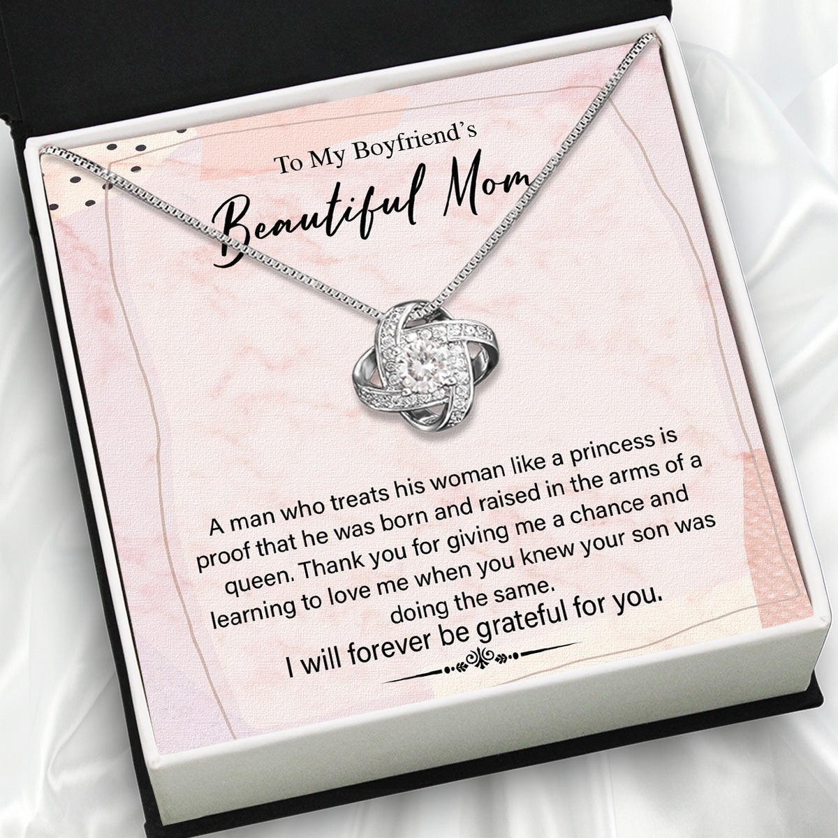 Boyfriend's Mom Necklace: A Heartfelt Gift for the Woman Who Raised Him