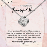 Thumbnail for Boyfriend's Mom Necklace: A Heartfelt Gift for the Woman Who Raised Him