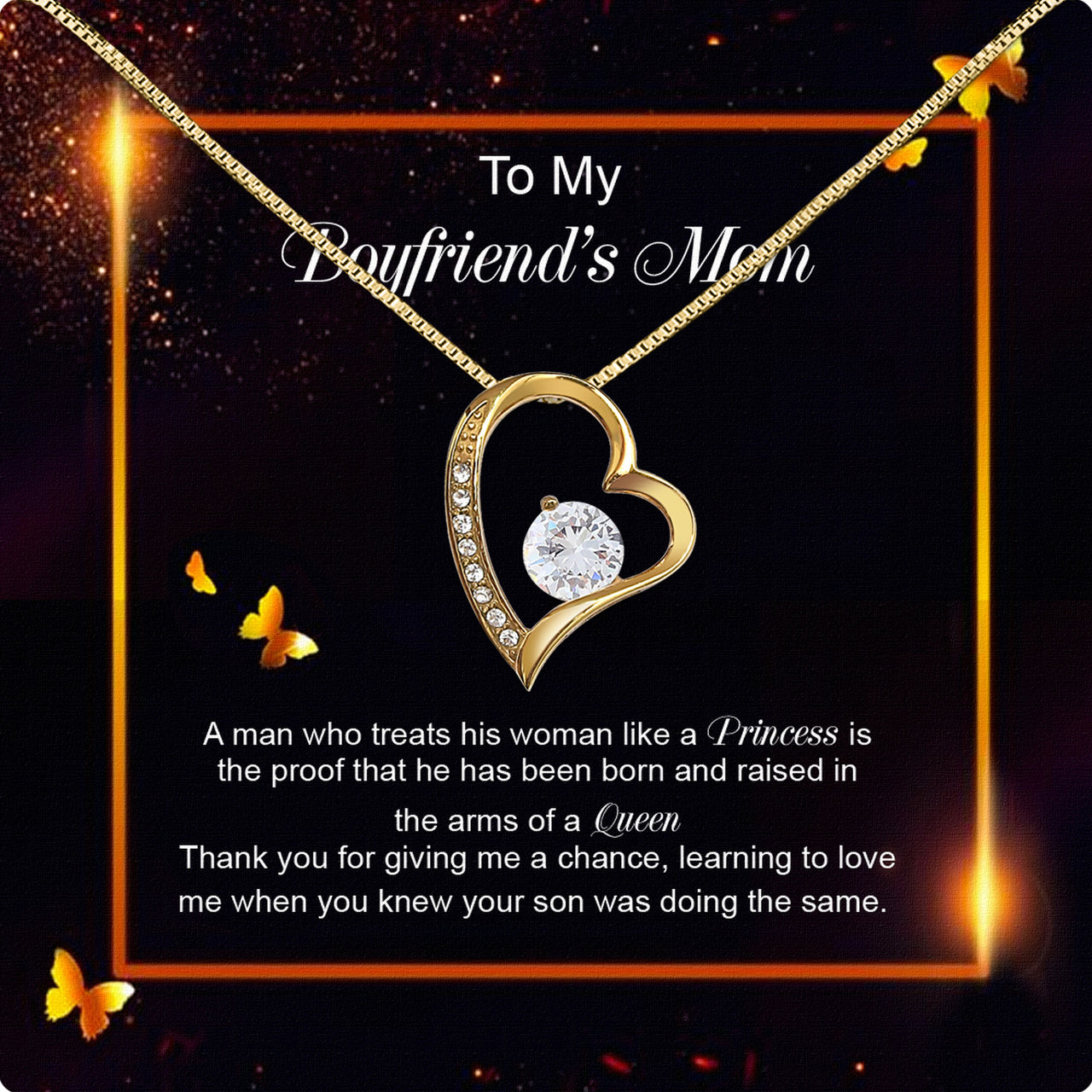 Boyfriend’s Mom Necklace: A Heartfelt Gift for the Woman Who Raised Him