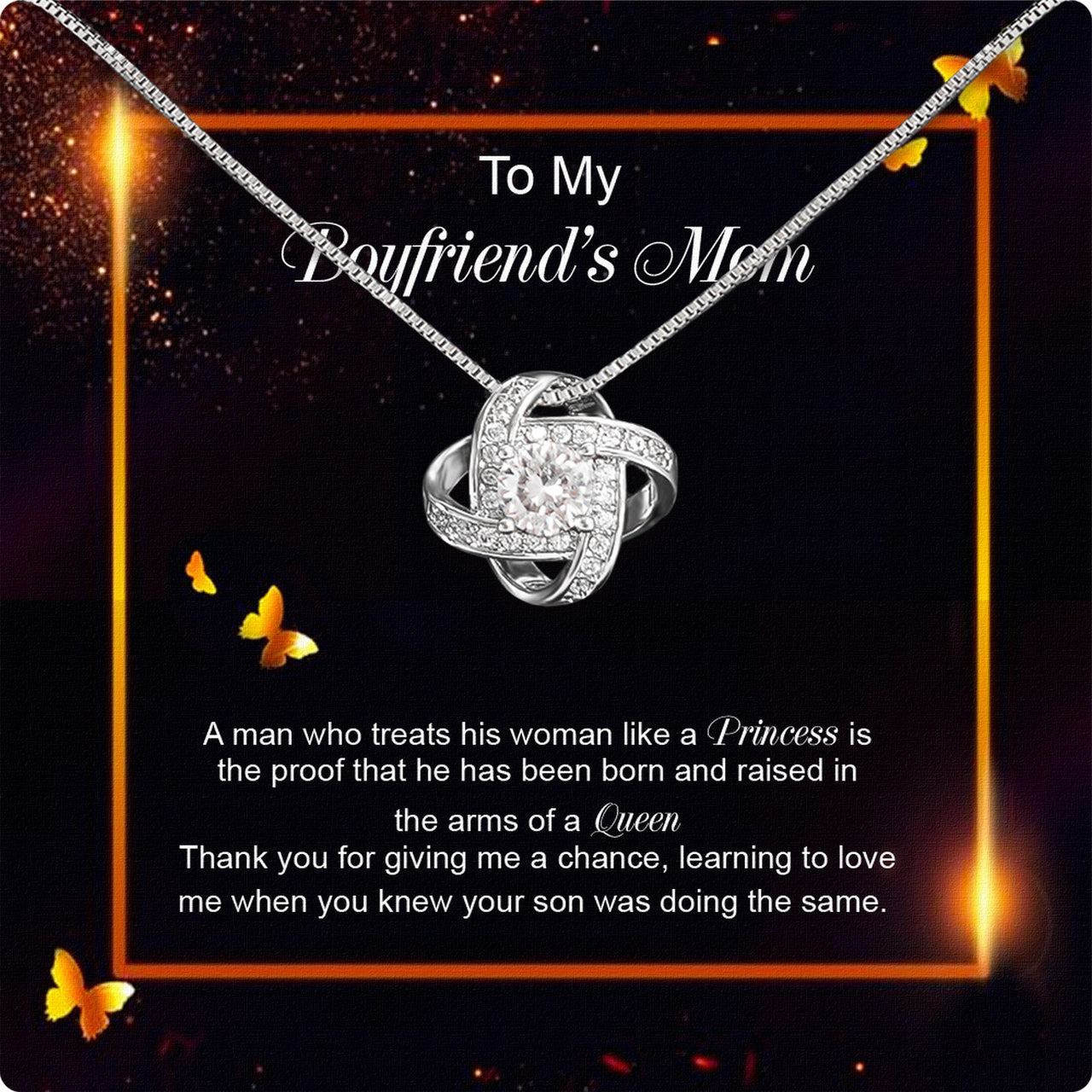 Boyfriend’s Mom Necklace: A Heartfelt Gift for the Woman Who Raised Him