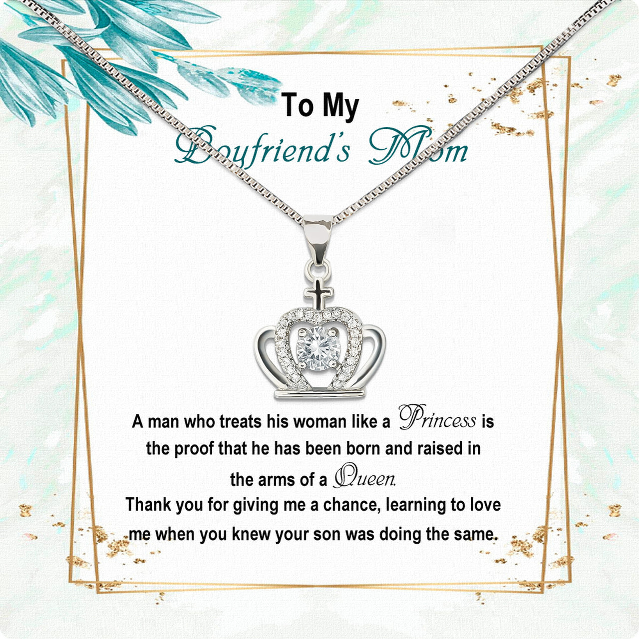 Boyfriend’s Mom Necklace: A Heartfelt Gift for the Woman Who Raised Him