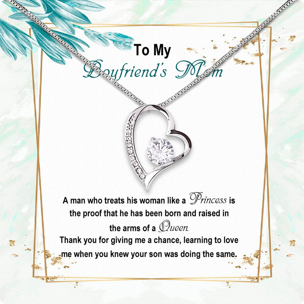 Boyfriend’s Mom Necklace: A Heartfelt Gift for the Woman Who Raised Him