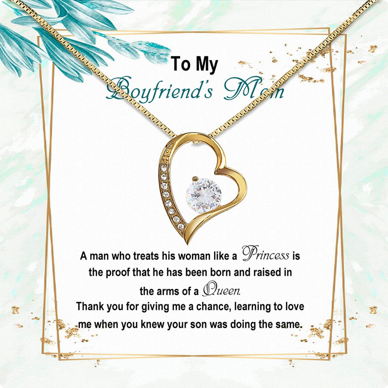 Boyfriend’s Mom Necklace: A Heartfelt Gift for the Woman Who Raised Him