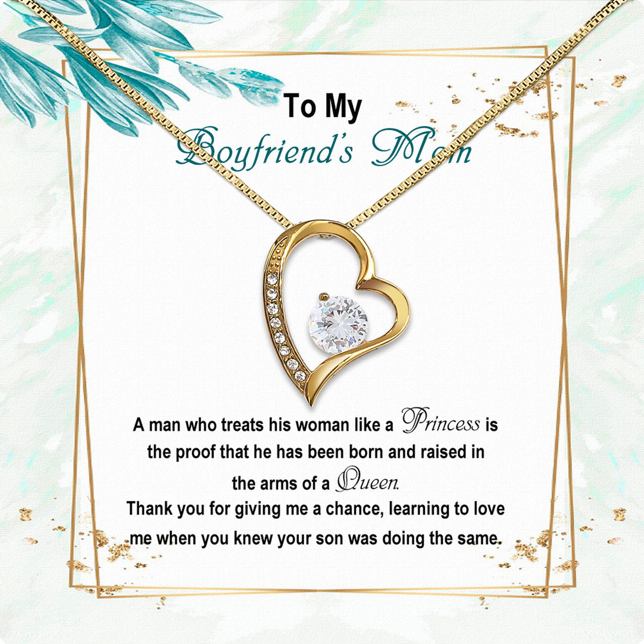 Boyfriend’s Mom Necklace: A Heartfelt Gift for the Woman Who Raised Him