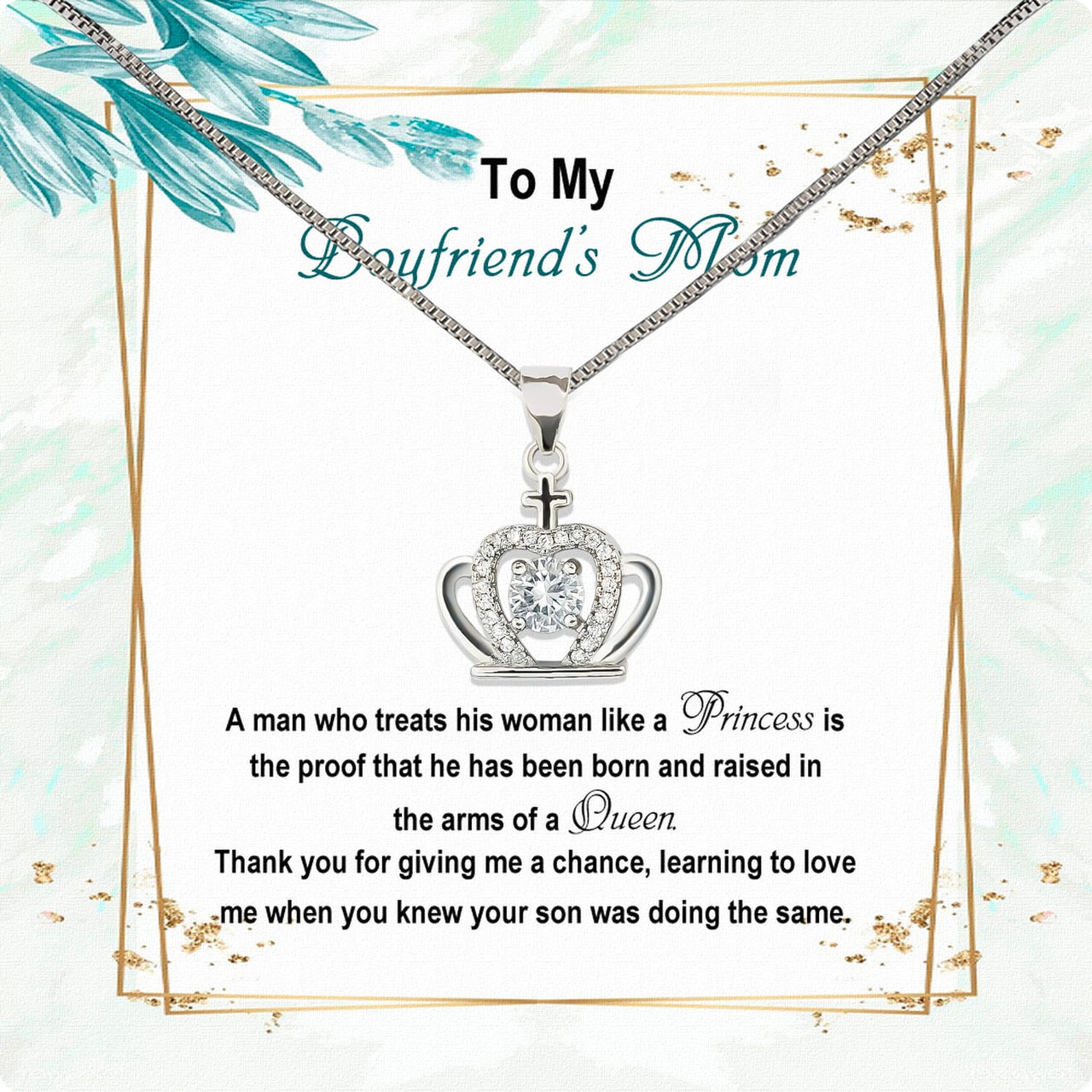 Boyfriend’s Mom Necklace: A Heartfelt Gift for the Woman Who Raised Him