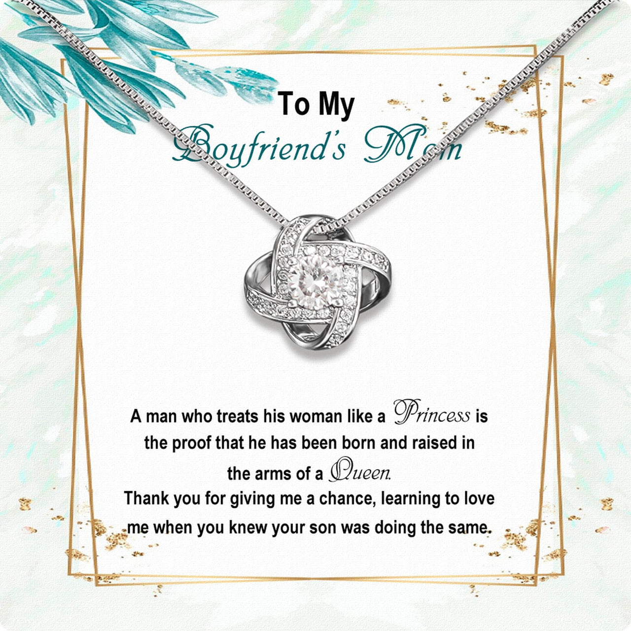 Boyfriend’s Mom Necklace: A Heartfelt Gift for the Woman Who Raised Him