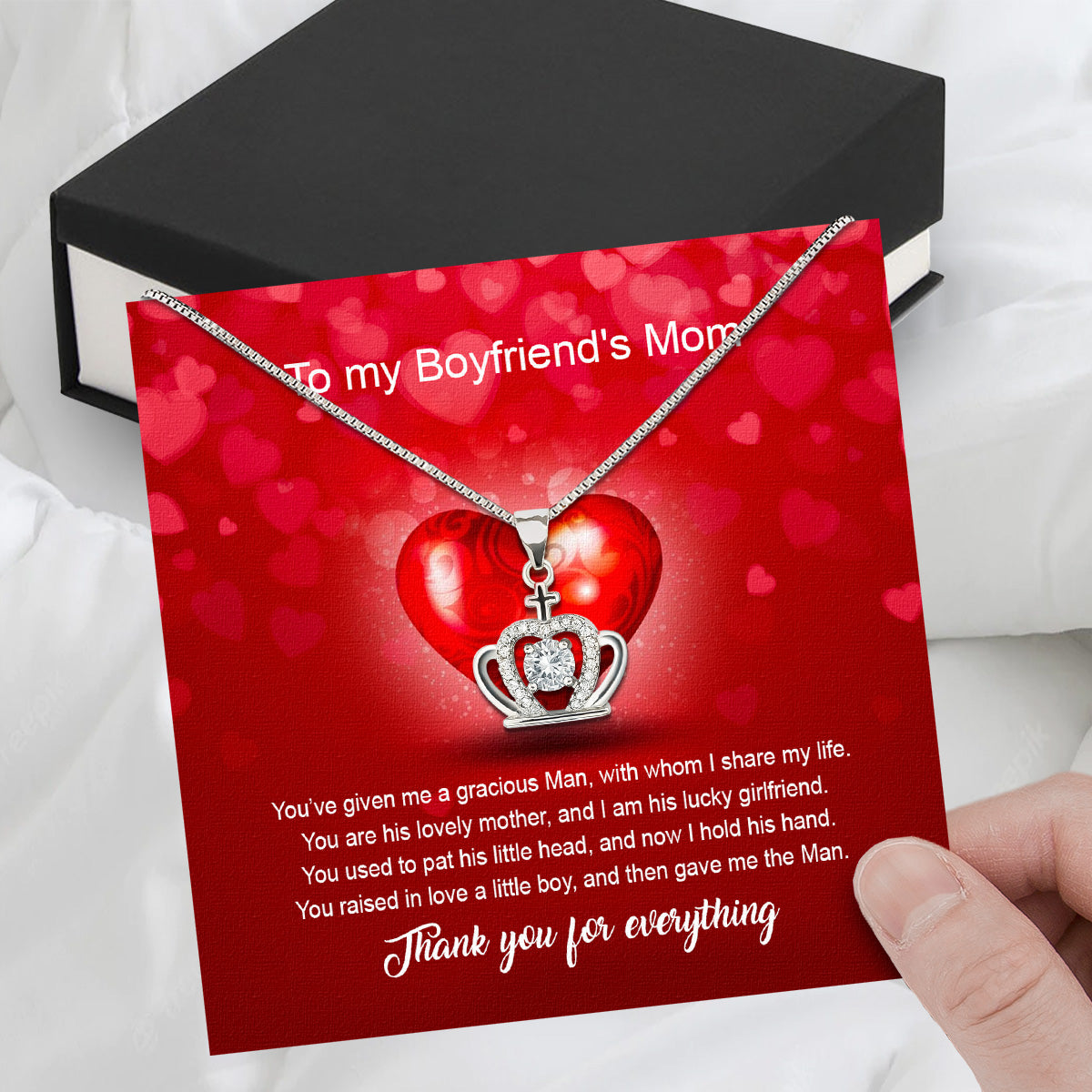 Boyfriend’s Mom Necklace: A Heartfelt Gift for the Woman Who Raised Him