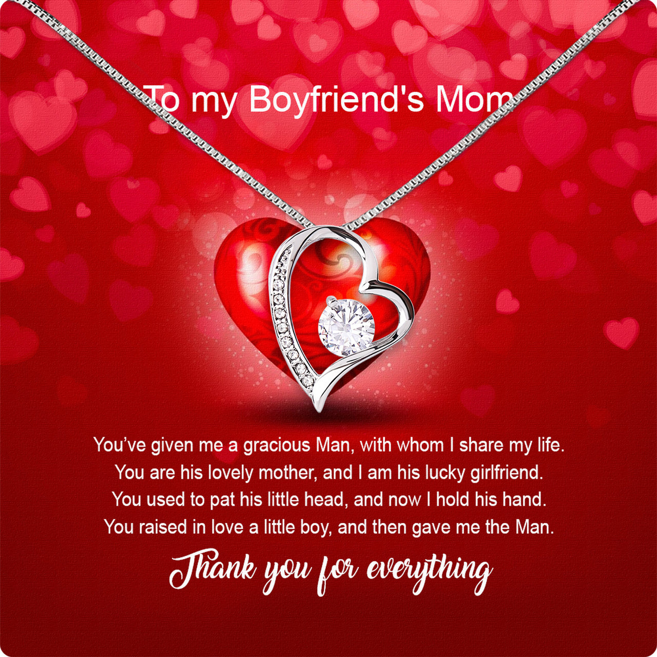 Boyfriend’s Mom Necklace: A Heartfelt Gift for the Woman Who Raised Him