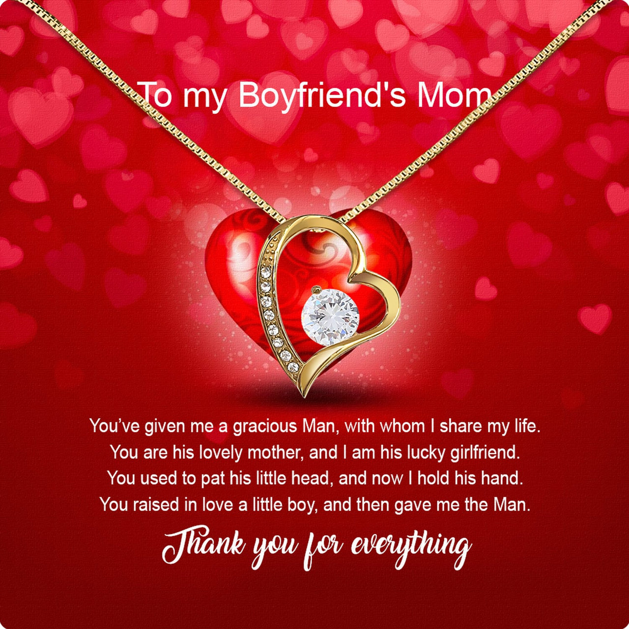 Boyfriend’s Mom Necklace: A Heartfelt Gift for the Woman Who Raised Him