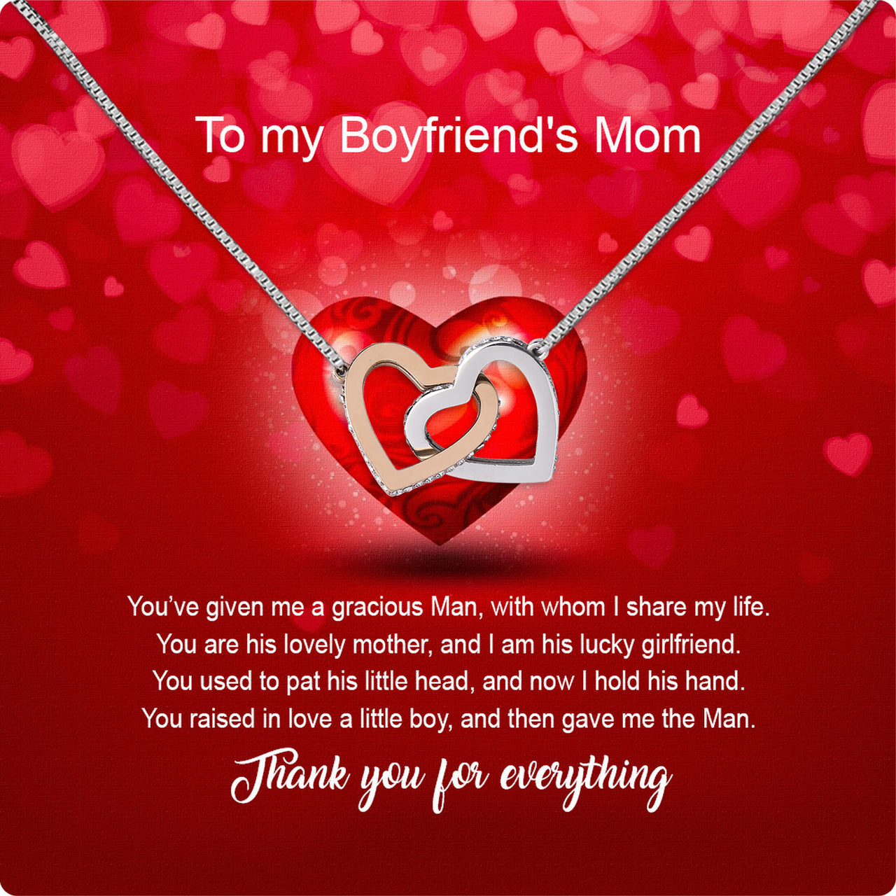 Boyfriend’s Mom Necklace: A Heartfelt Gift for the Woman Who Raised Him