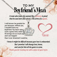 Thumbnail for Boyfriend's Mom Necklace: A Heartfelt Gift for the Woman Who Raised Him