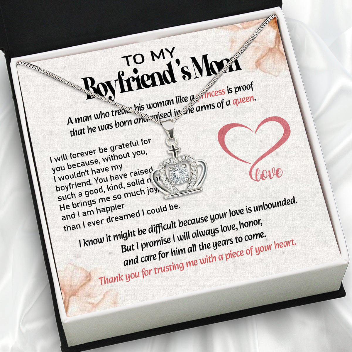 Boyfriend's Mom Necklace: A Heartfelt Gift for the Woman Who Raised Him