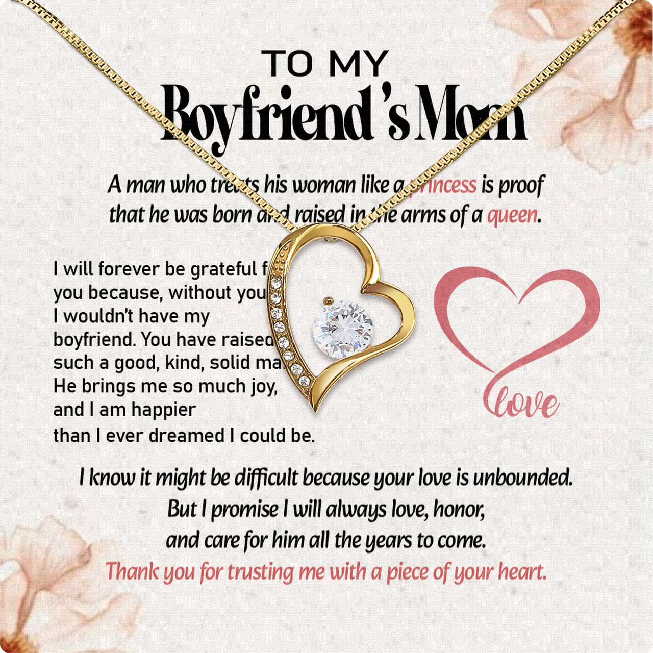 Boyfriend's Mom Necklace: A Heartfelt Gift for the Woman Who Raised Him