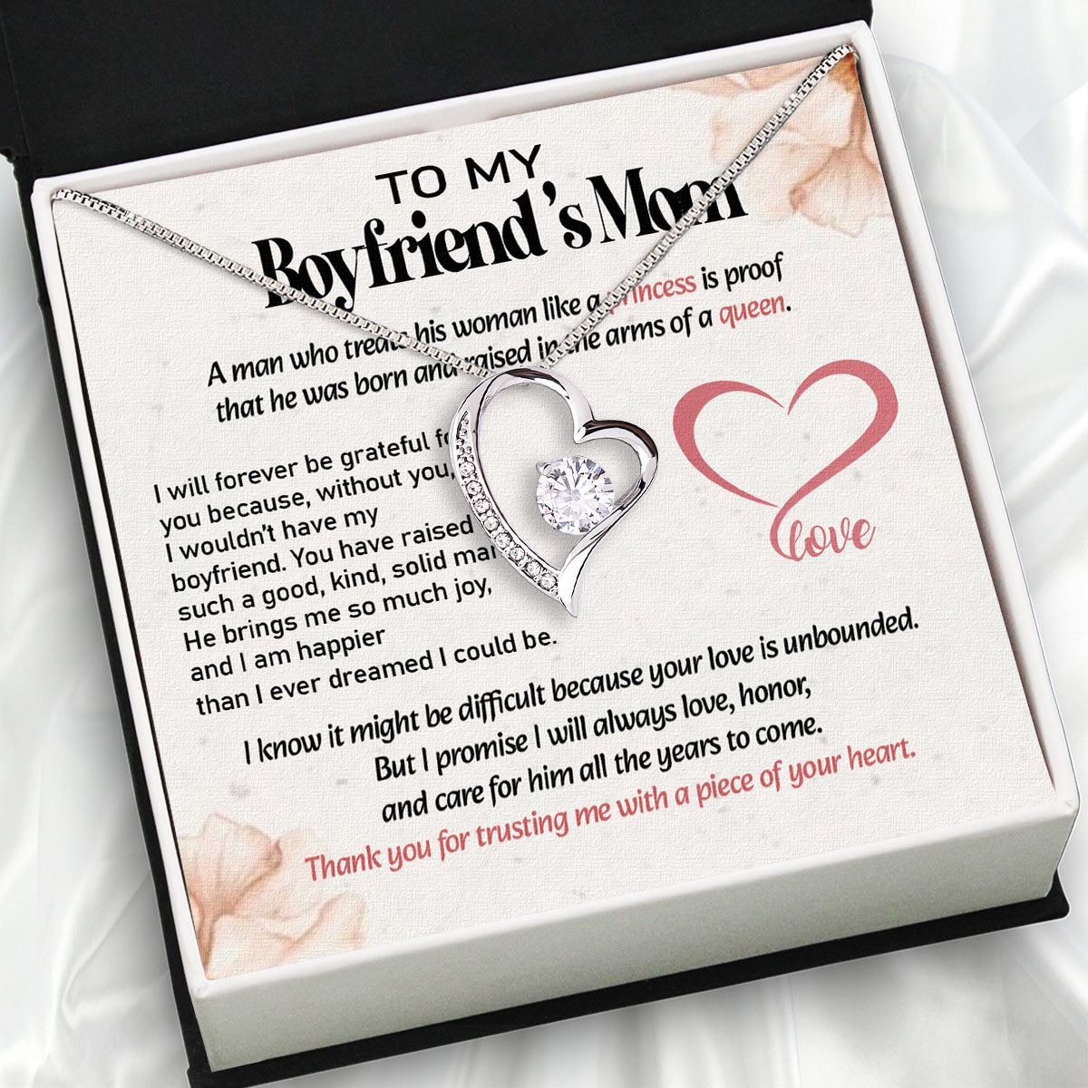 Boyfriend's Mom Necklace: A Heartfelt Gift for the Woman Who Raised Him