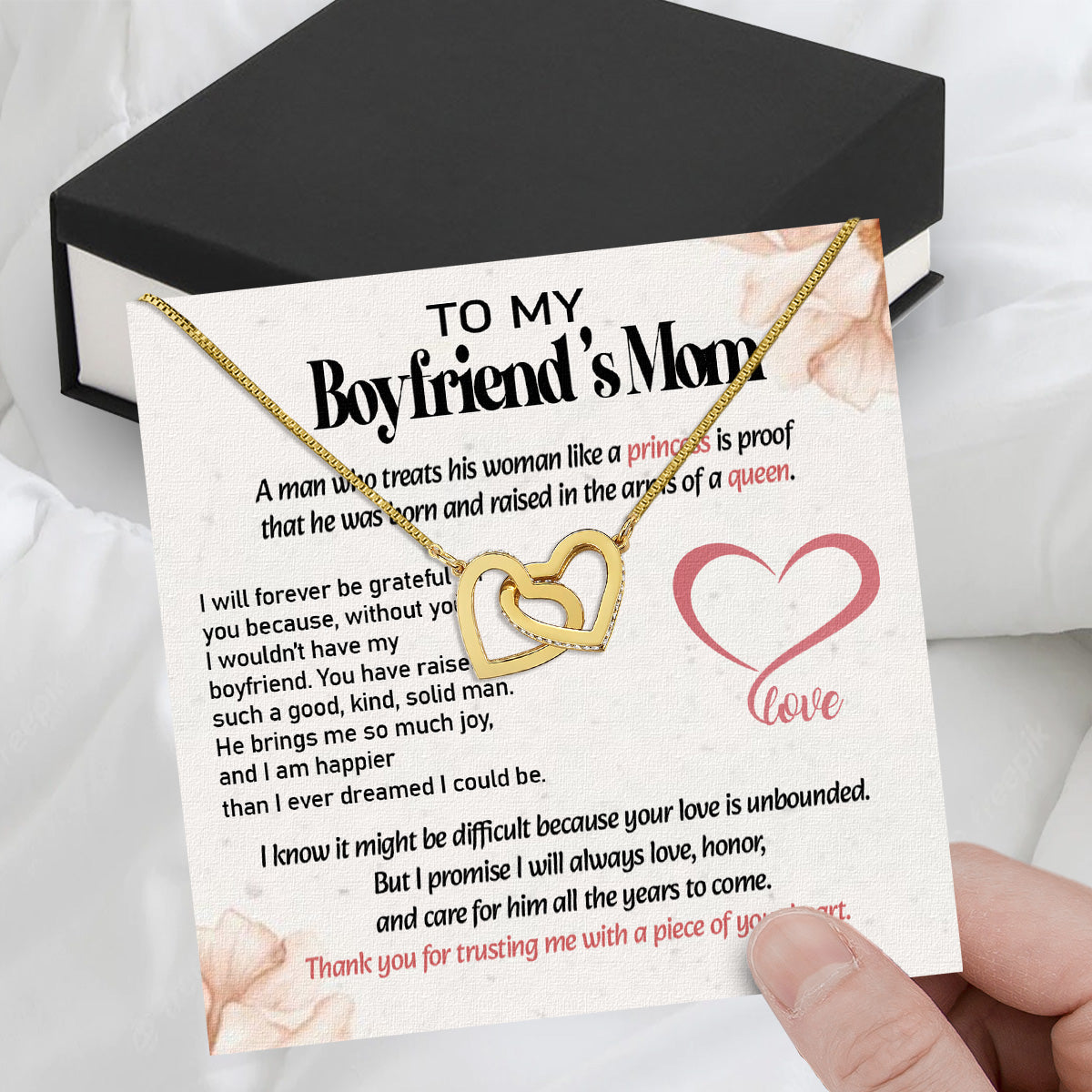 Boyfriend's Mom Necklace: A Heartfelt Gift for the Woman Who Raised Him