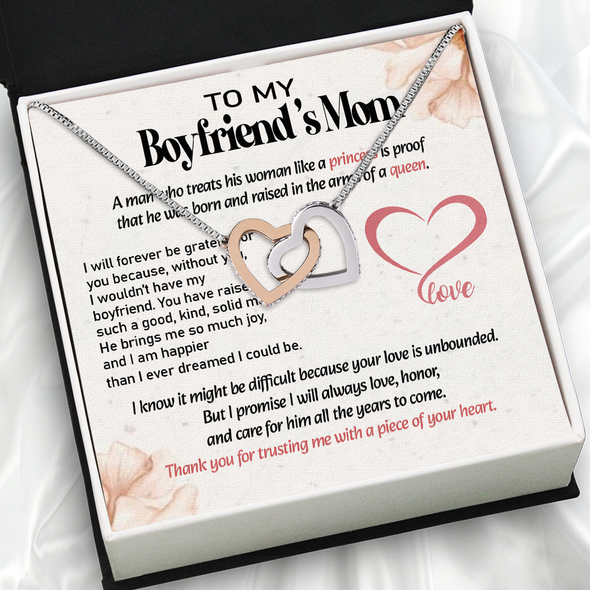 Boyfriend's Mom Necklace: A Heartfelt Gift for the Woman Who Raised Him